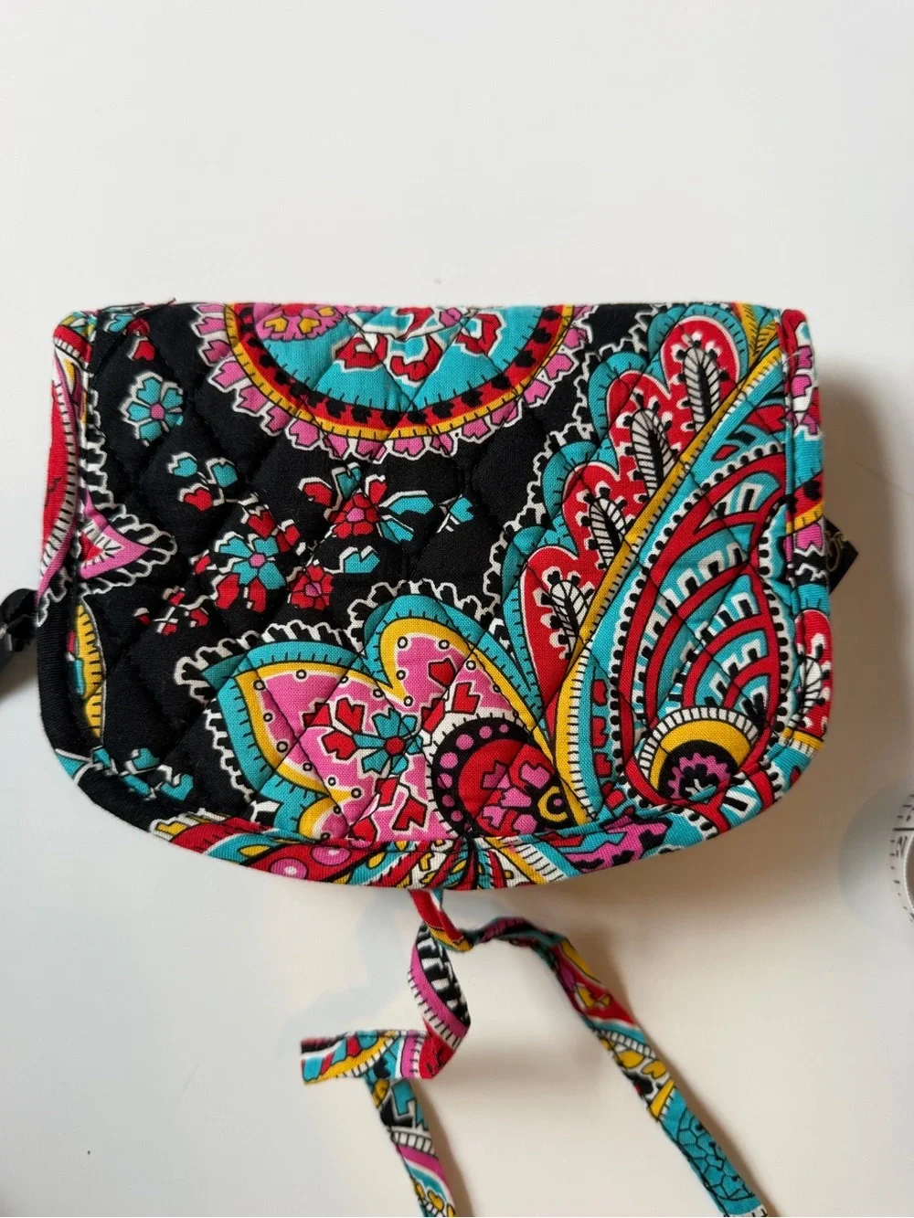 Vera Bradley Black Paisley Travel Organizer